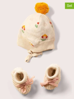 Little Green Radicals 3-częściowy zestaw "Flower" w kolorze kremowym rozmiar: 68
