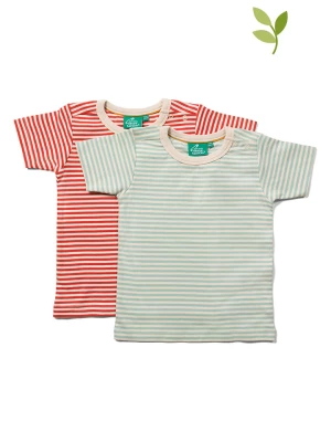 Little Green Radicals Koszulki (2 szt.) w kolorze błękitnym i czerwonym rozmiar: 86