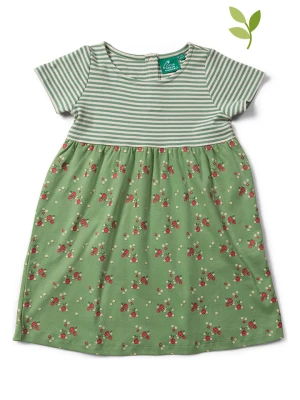 Little Green Radicals Sukienka w kolorze białym ze wzorem rozmiar: 104