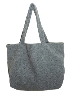 little nice things Shopper bag "Super Teddy" w kolorze niebieskim - 59 x 46 x 10 cm rozmiar: onesize