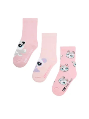 LITTLEST PET SHOP Skarpety krótkie CEO-ACCCS-AW25-327LPS(3-APCK) Różowy