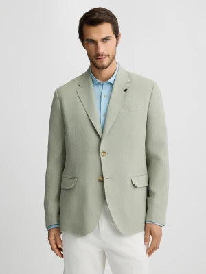 Zdjęcie produktu Liu Jo 100% Linen Sage Green Blazer LIUJO