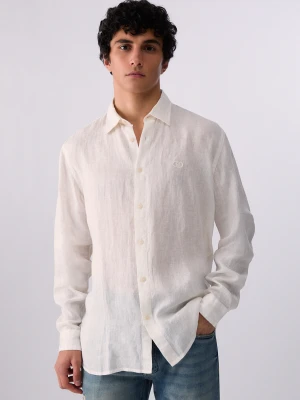 Liu Jo 100% Linen Shirt biały