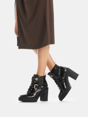 Liu Jo Abraded Leather Ankle Boots LIUJO