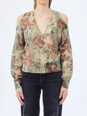 Liu Jo Alpaca And Wool Blend Cardigan