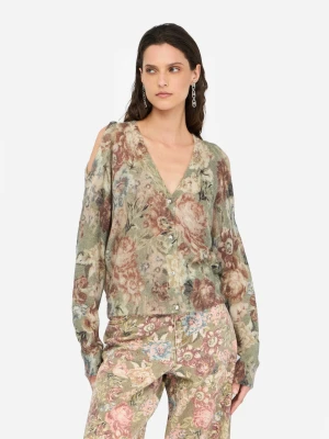 Liu Jo Alpaca And Wool Blend Cardigan LIUJO