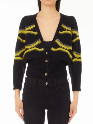 Liu Jo Alpaca-blend Jacquard Cardigan LIUJO
