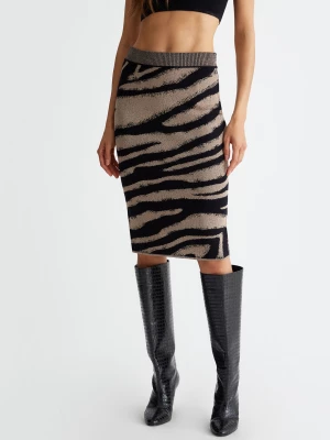 Liu Jo Animal-design Knit Skirt LIUJO