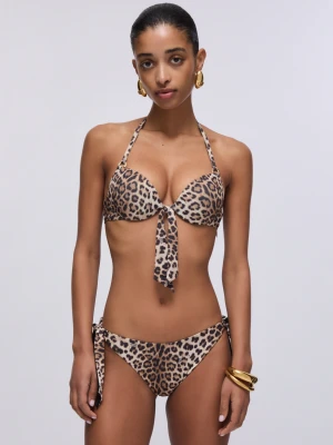 Liu Jo Animal-print Bikini Bottoms And Push-ups Bikini Top LIUJO