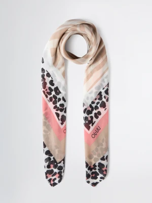 Liu Jo Animal-print Foulard Coral