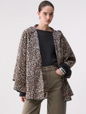 Liu Jo Animal Print Packable Poncho