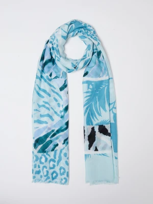 Liu Jo Animal-print Stole With Logo LIUJO