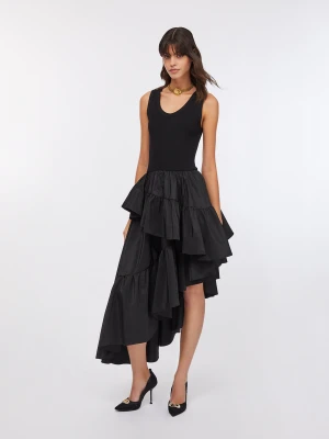 Liu Jo Asymmetrical Dress With Flounced Detailing LIUJO