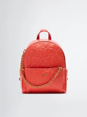Liu Jo Backpack With Decorative Chain pomarańczowy