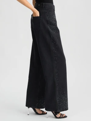 Liu Jo Baggy Jeans With Rhinestones LIUJO