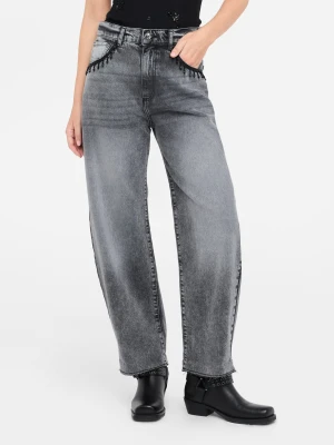 Liu Jo Balloon Jeans With Bejewelled Embroidery LIUJO