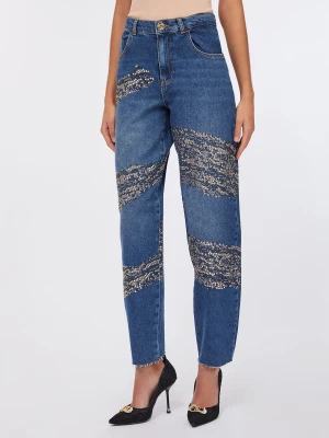 Liu Jo Balloon Jeans With Studs And Gemstones LIUJO
