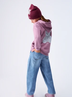 Liu Jo Trousers Balloon With Appliqués Blue Denim