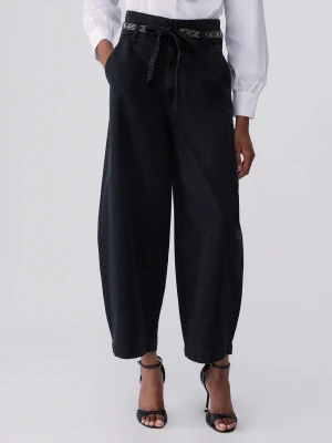Liu Jo Balloon Trousers With Embroidered Belt