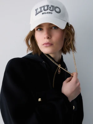 Liu Jo Baseball Cap With Bejewelled Logo