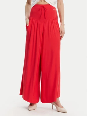 Liu Jo Beachwear Spodnie materiałowe VA5039 JS360 Czerwony Relaxed Fit