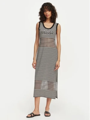 Liu Jo Beachwear Sukienka letnia VA6198 J3908 Czarny Slim Fit