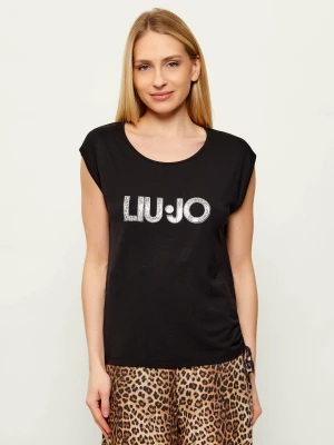 Liu Jo Beachwear T-shirt | Regular Fit czarny
