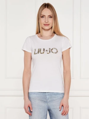 Liu Jo Beachwear T-shirt | Regular Fit biały
