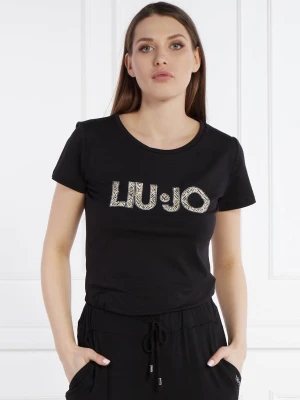 Liu Jo Beachwear T-shirt | Regular Fit czarny