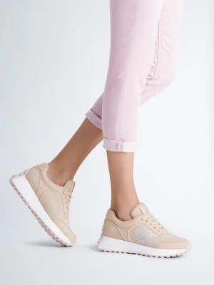 Liu Jo Beige Denim Sneakers LIUJO