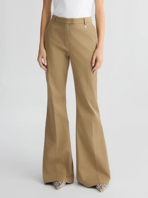 Zdjęcie produktu Liu Jo Beige Flared Trousers LIUJO