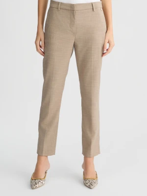 Liu Jo Beige High-rise Trousers LIUJO