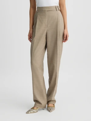 Liu Jo Beige High-rise Trousers LIUJO