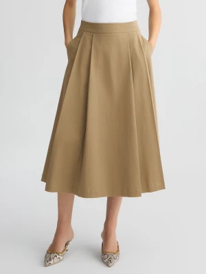 Liu Jo Beige Pleated Skirt LIUJO