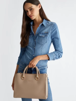 Liu Jo Beige Shopping Tote LIUJO