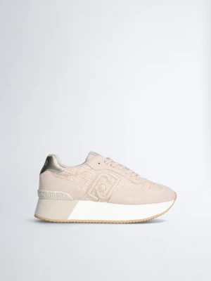 Liu Jo Beige Tweed Sneakers LIUJO