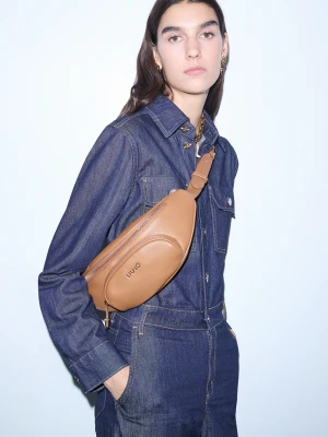 Liu Jo Belt Bag With Logo beżowy