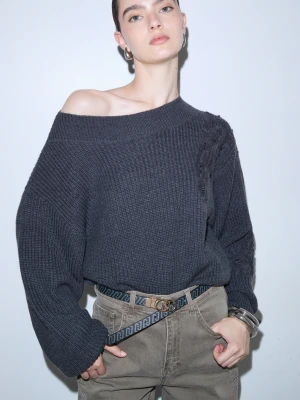 Liu Jo Belt Slim Reversible czarny