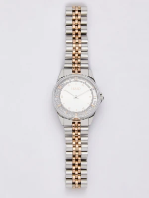 Liu Jo Bicolor Stainless Steel Watch With Moving Crystals