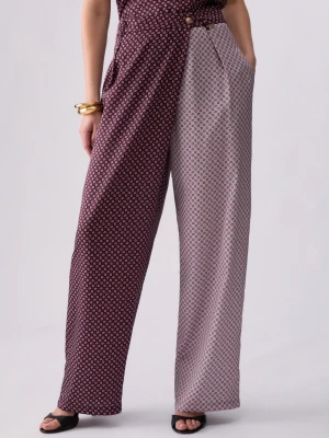Liu Jo Bicolor Twill Trousers