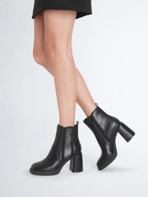 Liu Jo Black Ankle Boots With Heel LIUJO