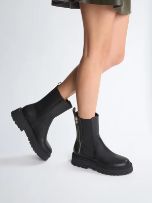 Liu Jo Black Ankle Boots With Zip LIUJO