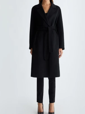 Liu Jo Black Coat With Belt LIUJO