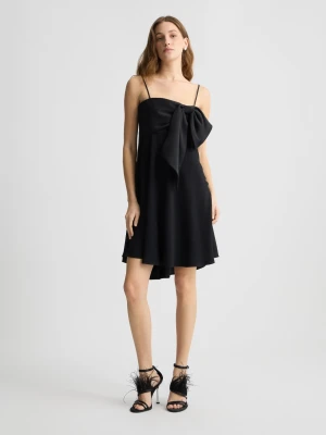 Liu Jo Black Dress With Bow LIUJO