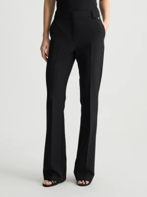 Liu Jo Black Fared Trousers LIUJO