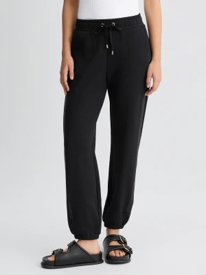 Liu Jo Black Fleece Jogging Bottoms LIUJO