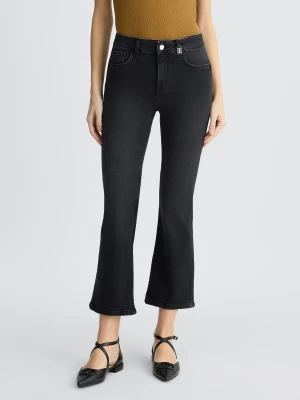 Liu Jo Black High-rise Bootcut Jeans LIUJO