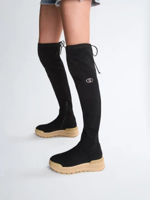 Liu Jo Black Over-knee Sneakers LIUJO