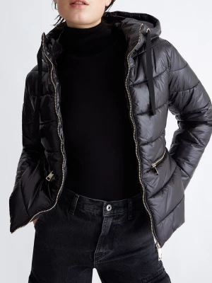 Liu Jo Black Padded Hooded Jacket LIUJO