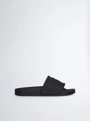 Liu Jo Black Sandals With Maxi-logo LIUJO